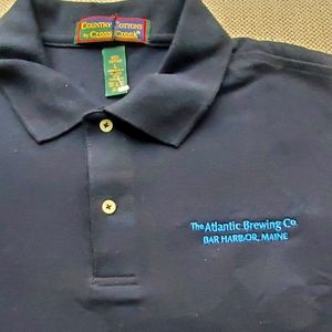 Atlantic Brewing polo shirt, men's large (L)
